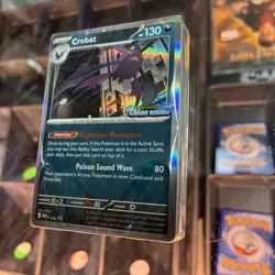 Pokemon Chaos Rising Pre Release Stamped Crobat - Image 2