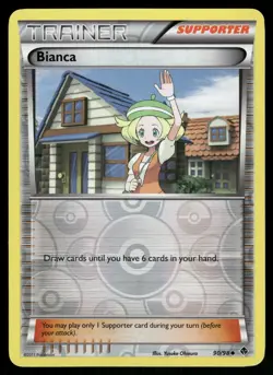 Bianca Reverse Holo 90/98 Emerging Powers Pokemon - Image 1