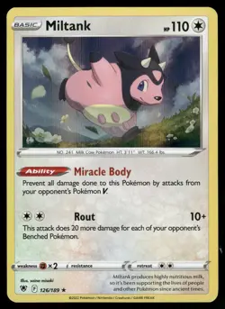 Miltank Holo 126/189 SWSH10: Astral Radiance Pokemon - Image 1