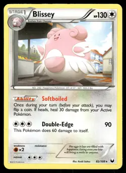 Blissey 82/108 Dark Explorers Pokemon - Image 1