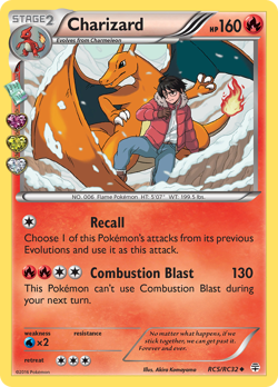 Charizard RC5/RC32 Uncommon Generations Pokemon Lightly Played - Image 1