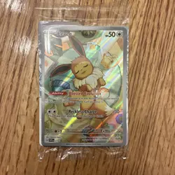 Pokemon TCG Eevee 173 Full Art Black Star Promo Prismatic Evolutions SEALED - Image 2