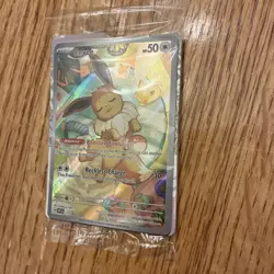 Pokemon TCG Eevee 173 Full Art Black Star Promo Prismatic Evolutions SEALED - Image 3