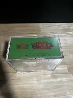 Pokemon ETB Temporal Forces (Green) Factory Sealed w/ Case - Image 2