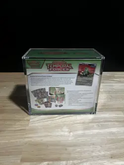Pokemon ETB Temporal Forces (Green) Factory Sealed w/ Case - Image 3