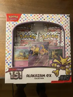 Pokemon TCG Scarlet & Violet 151 Alakazam ex Collection Box Promo Booster - Image 1