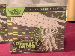 Pokemon TCG Perfect Order Elite Trainer Box ETB LOT OF 2 SEALED [minor tear] - Image 2