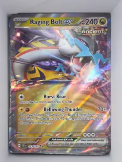 Pokemon TCG Raging Bolt ex 123/162 Double Rare Holo Temporal Forces Near Mint - Image 1