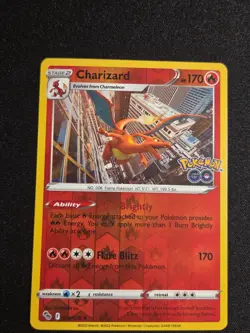 Charizard 010/078 Pokemon GO Reverse Holo - Image 2