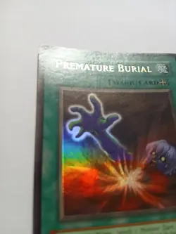Yugioh Premature Burial Ultra Rare PSV-037 Played Magic Card V3 - Image 4