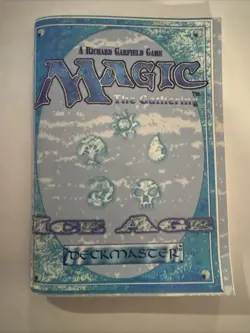 Magic The Gathering 1995 Ice Age Rulebook from Starter Pack MTG TCG Book - Image 1