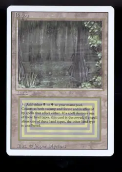 Magic MTG 3rd Edition Revised Bayou NEAR MINT NM *490 - Image 1