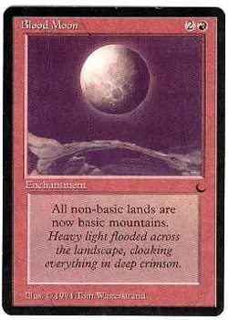 Magic the Gathering MTG The Dark Blood Moon NEAR MINT (NM) - Image 1