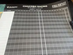 MTG Final Fantasy PROMO Chocobo's Race Game Board Poster 2025 - Image 4