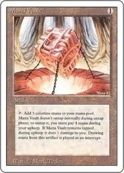 Magic MTG 3rd Edition Revised Mana Vault NEAR MINT NM - Image 1