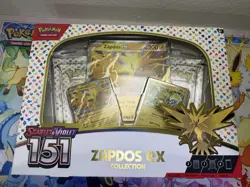 Pokemon TCG Scarlet & Violet 151 Zapdos EX Collection Box - Image 1