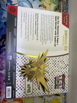Pokemon TCG Scarlet & Violet 151 Zapdos EX Collection Box - Image 2