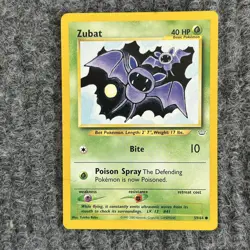 VTG Pokemon Neo Revelation Zubat 59/64 Common NM - Image 1