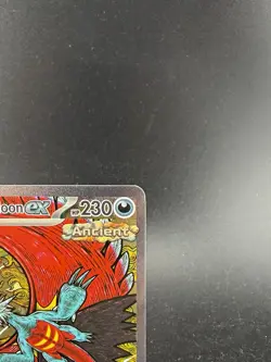 Pokemon 2025 Prismatic Evolutions Roaring Moon ex 162/131 SIR Special Rare NM - Image 3