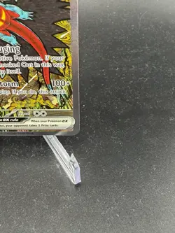 Pokemon 2025 Prismatic Evolutions Roaring Moon ex 162/131 SIR Special Rare NM - Image 4