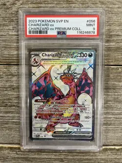 Graded PSA 9 2023 Pokemon SVP EN Charizard Ex Charizard Ex Premium Coll. #056 - Image 1