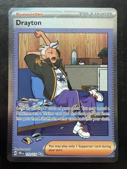 Drayton 172/131 Special Illustration Rare Pokemon Prismatic Evolutions NM - Image 1