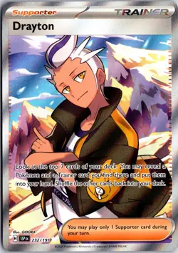 Drayton 232/191 Ultra Rare Surging Sparks Pokemon NM/M - Image 1