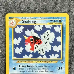 Vtg Pokemon Neo Revelation Seaking Regular 37/64 Uncommon NM-Mint - Image 3