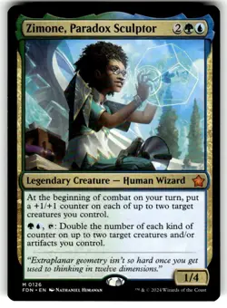Foundations Magic: The Gathering Zimone, Paradox Sculptor MTG - Image 1