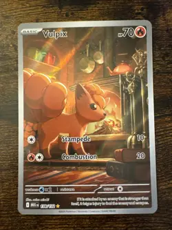 Vulpix 138/132 Illustration Rare ME01: Mega Evolution NM Pokemon - Image 1
