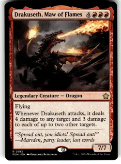 Drakuseth, Maw of Flames Foundations Regular MTG - Image 1