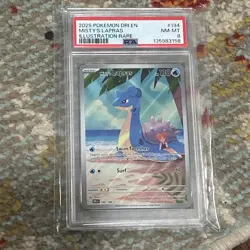 Pokemon TCG Misty's Lapras 194/182 Sv10: Destined Rivals Illustration Rare Holo - Image 1