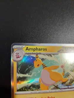 Pokemon TCG Ampharos 075 Chaos Rising Prerelease Black Star Promo English LP - Image 2