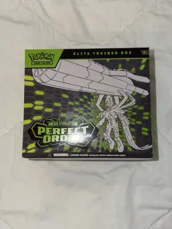 Auction 1: Pokemon Mega Evolution Perfect Order Elite Trainer Box Booster Promo - Image 1