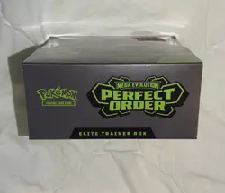 Auction 1: Pokemon Mega Evolution Perfect Order Elite Trainer Box Booster Promo - Image 3