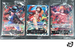 Luffy Ace Sabo ST13-001 002 003 Leader SEVEN ELEVEN (Promo) ONE PIECE Card Japan - Image 1
