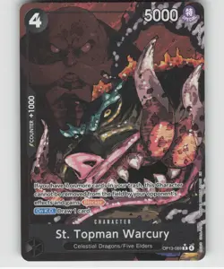Carrying On His Will #OP13-089 St. Topman Warcury (Alternate Art) - Image 1