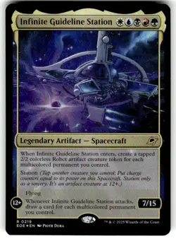 Infinite Guideline Station Edge of Eternities FOIL MTG NM - Image 1