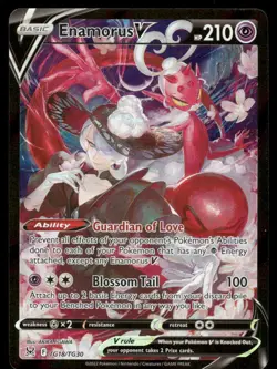 Pokemon Cards Enamorus V TG18/TG30 Lost Origin Trainer Gallery Holo V Rare NM - Image 1