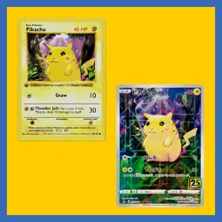 SALE! | Pikachu | Van Gogh Pokemon Cards | #21 | Read Description - Image 4