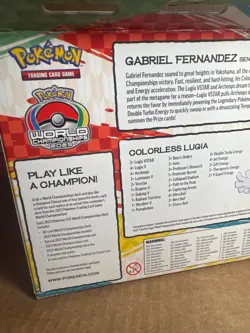 POKEMON 2023 WORLD CHAMPIONSHIP Gabriel Fernandez (Colorless Lugia) - Image 3