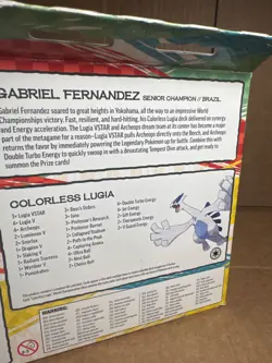 POKEMON 2023 WORLD CHAMPIONSHIP Gabriel Fernandez (Colorless Lugia) - Image 4