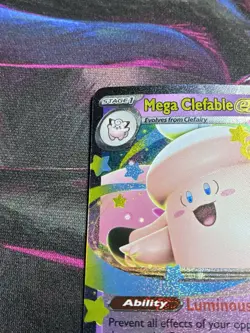 Mega Clefable ex 031/088 Me03: Perfect Order Holo Pokemon Card - Image 2