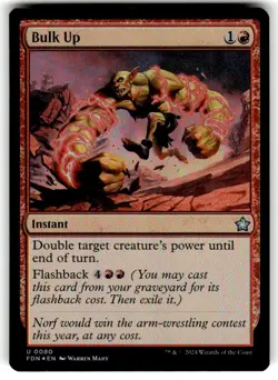FOIL MTG NM Bulk Up Foundations Regular - Image 1