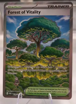 Pokemon Forest of Vitality Full Art Rare Holo 109/088 EN Perfect Order - Image 1