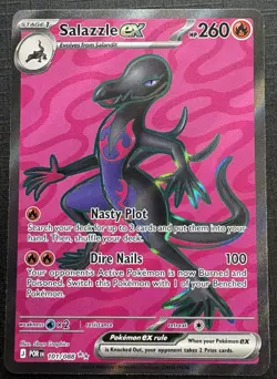 Pokemon - Salazzle Ex 101/088 - Perfect Order - FULL ART ULTRA RARE HOLO - 2026 - Image 1