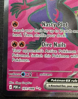 Pokemon - Salazzle Ex 101/088 - Perfect Order - FULL ART ULTRA RARE HOLO - 2026 - Image 4