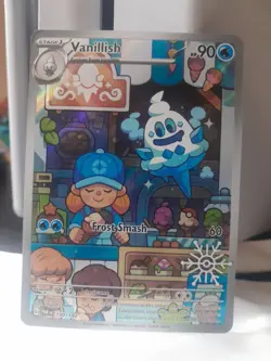 Vanillish Pokemon TCG Paradox Rift Illustration 190/182 - Image 1
