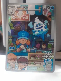 Vanillish Pokemon TCG Paradox Rift Illustration 190/182 - Image 3