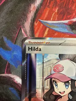 Hilda 164/086 SV: White Flare Holo Trainer Pokemon TCG Ultra Rare Card - Image 2